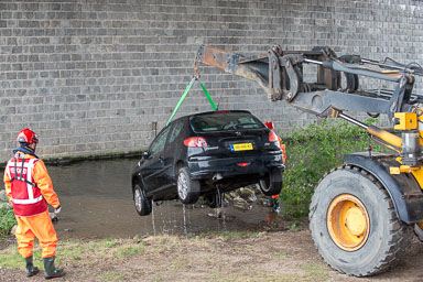 Brandweeroefening in Wessem