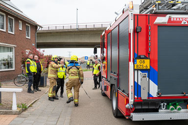 Brandweeroefening in Wessem