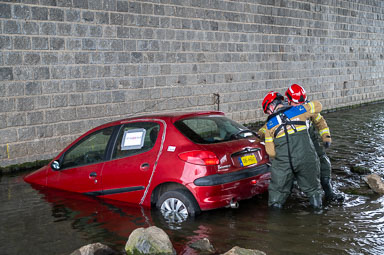 Brandweeroefening in Wessem